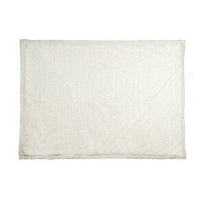 Luxe Home Decor Classic Faux Fur Throw | 1-Piece | Ivory mink | 50"x70"
